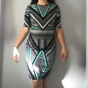Eye catching Geometric dress